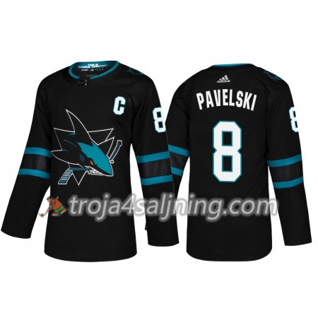 San Jose Sharks tröja Joe Pavelski 8 Alternate 2018-2019 Adidas Authentic - NHL Tröjor Herr San Jose Sharks tröja Joe Pavelski 8 Alternate 2018-2019 Adidas Authentic - NHL Tröjor Herr